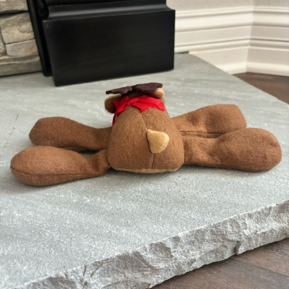 Hallmark Vintage Rodney Reindeer 1979 Beanie Plush Stuffed Animal Christmas - Picture 5 of 10